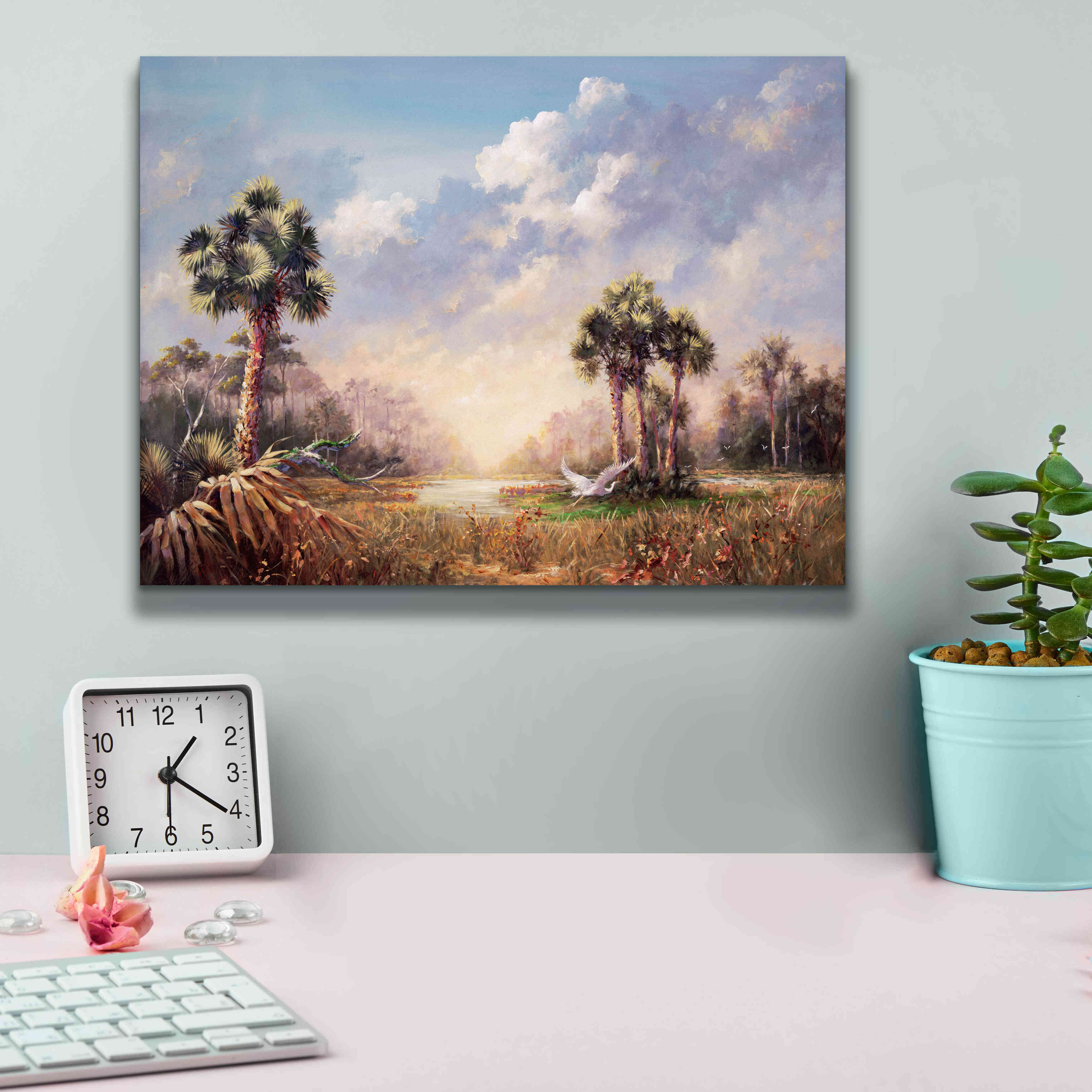 'Golden Glades' by Art Fronckowiak, Giclee Canvas Wall Art,16x12