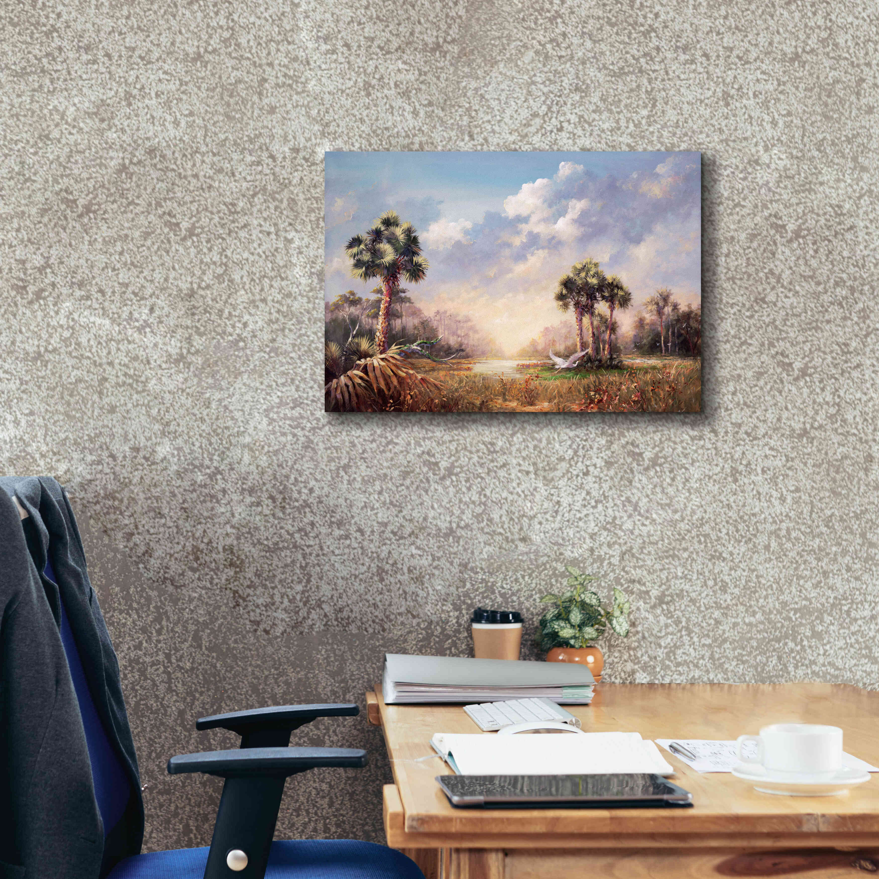 'Golden Glades' by Art Fronckowiak, Giclee Canvas Wall Art,26x18