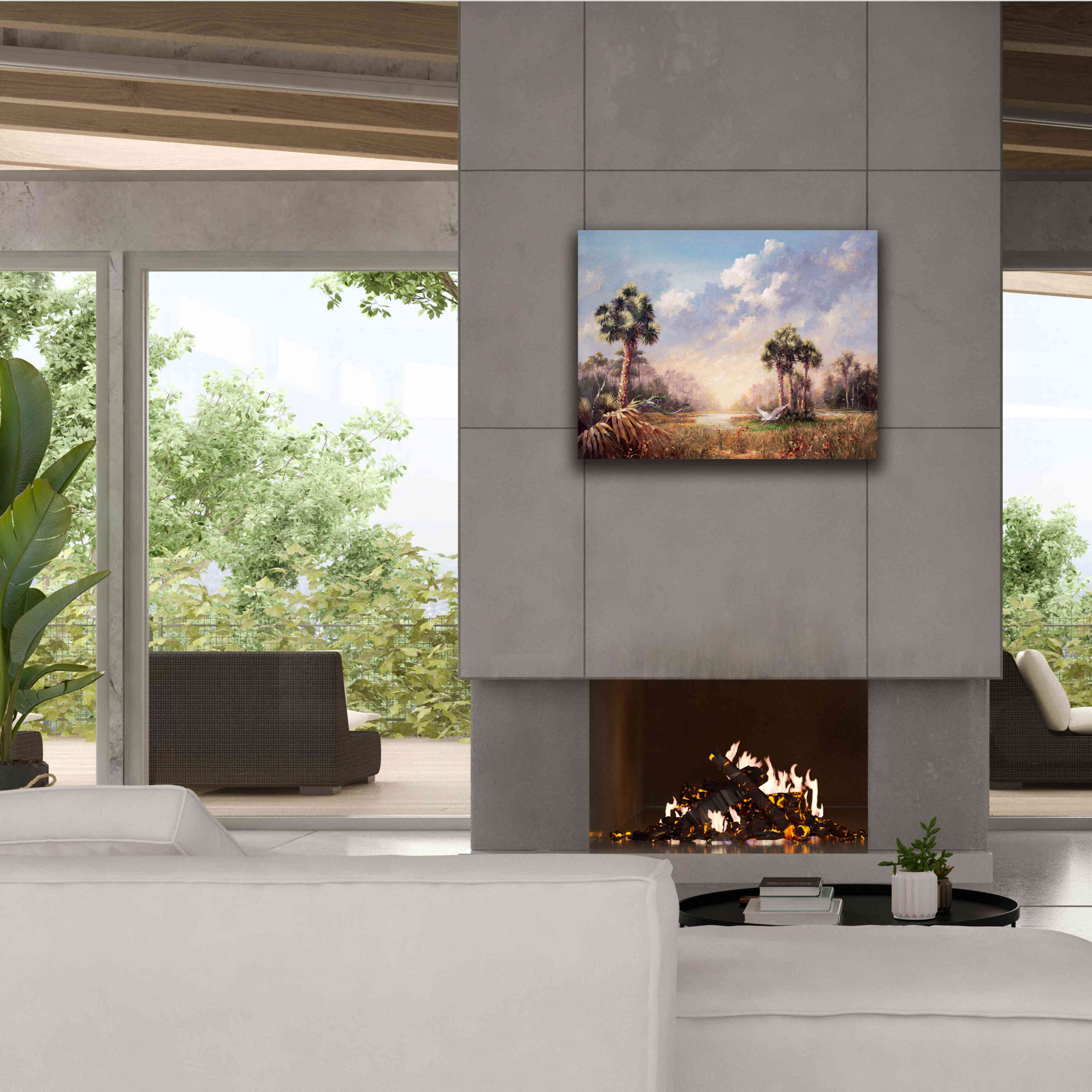 'Golden Glades' by Art Fronckowiak, Giclee Canvas Wall Art,34x26