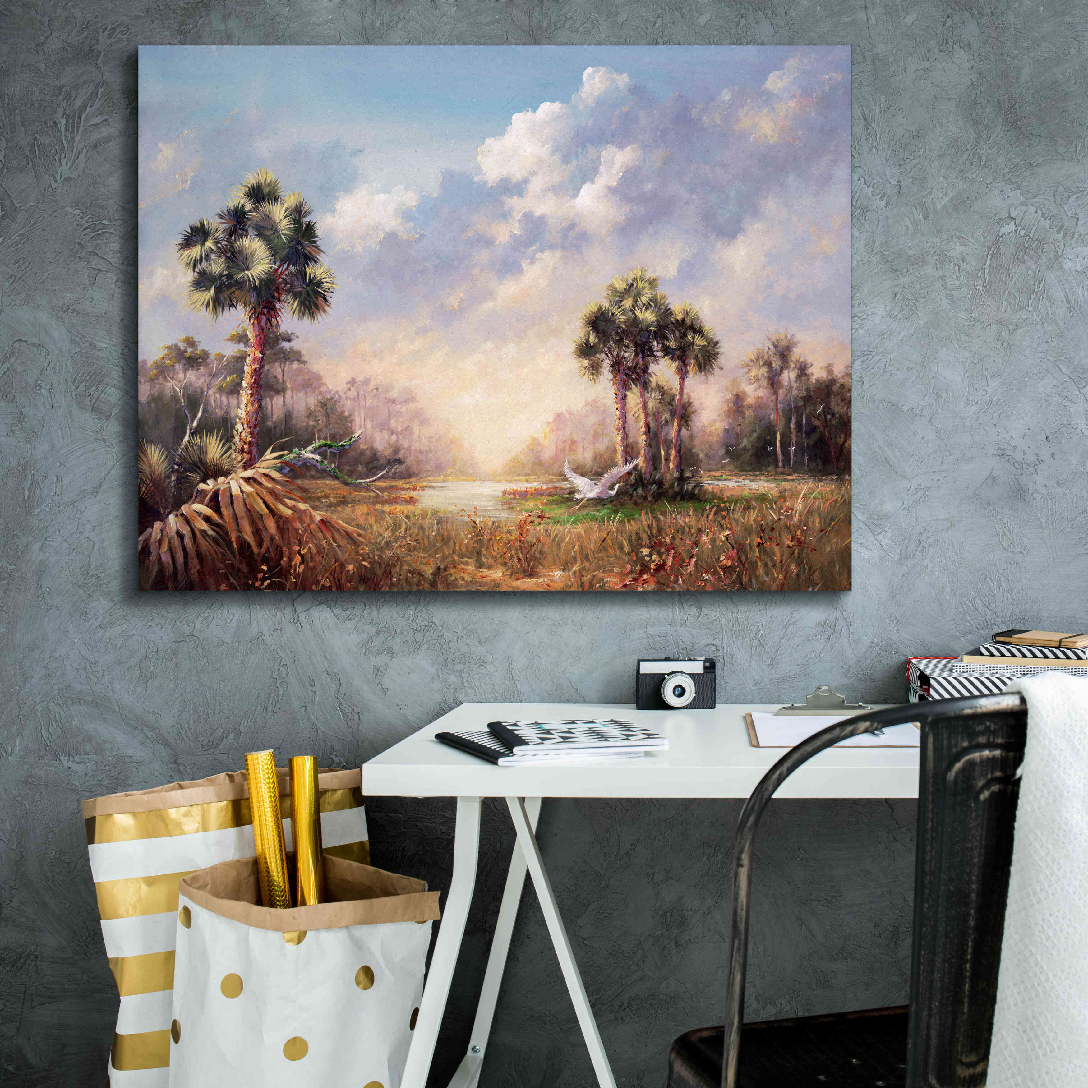 'Golden Glades' by Art Fronckowiak, Giclee Canvas Wall Art,34x26