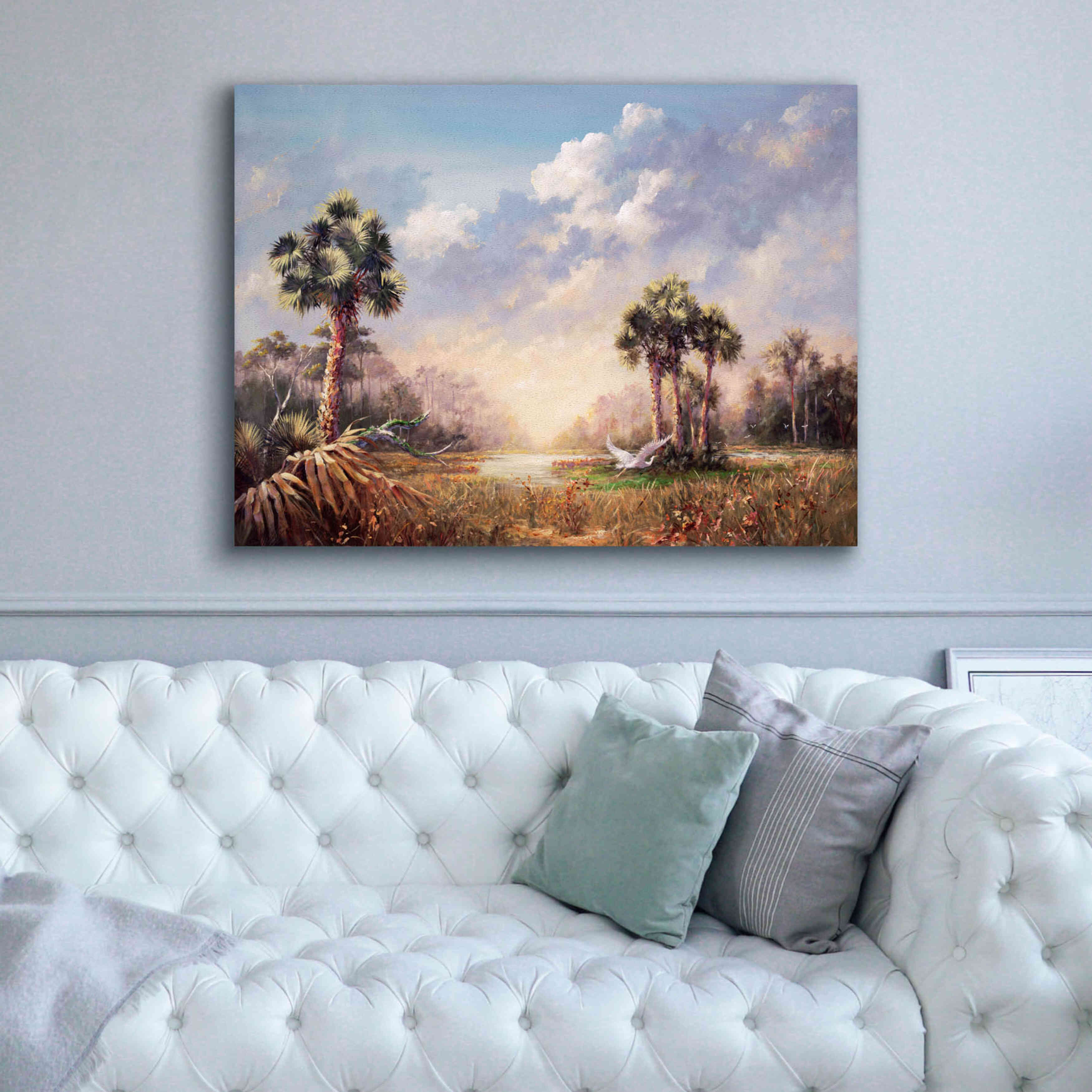 'Golden Glades' by Art Fronckowiak, Giclee Canvas Wall Art,54x40