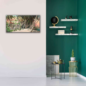 'Island House' by Art Fronckowiak, Giclee Canvas Wall Art,40x20