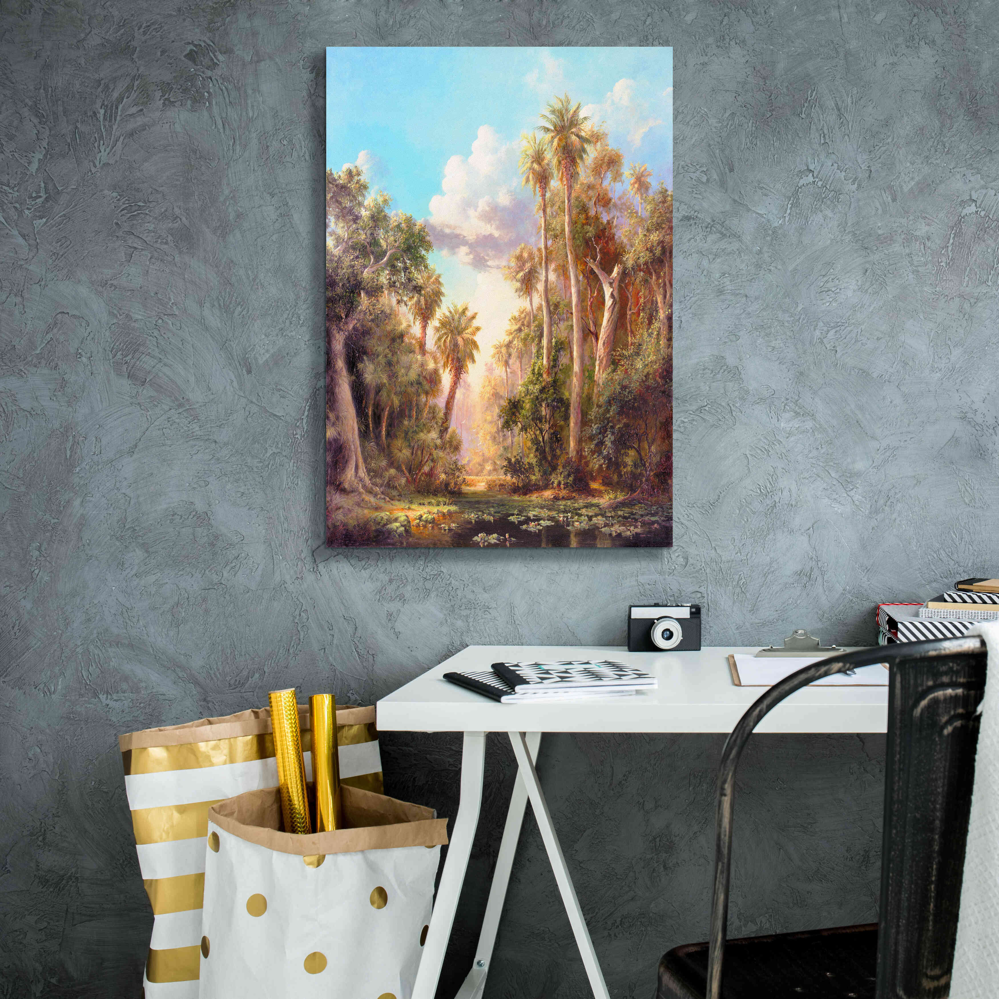 'Lost River' by Art Fronckowiak, Giclee Canvas Wall Art,18x26