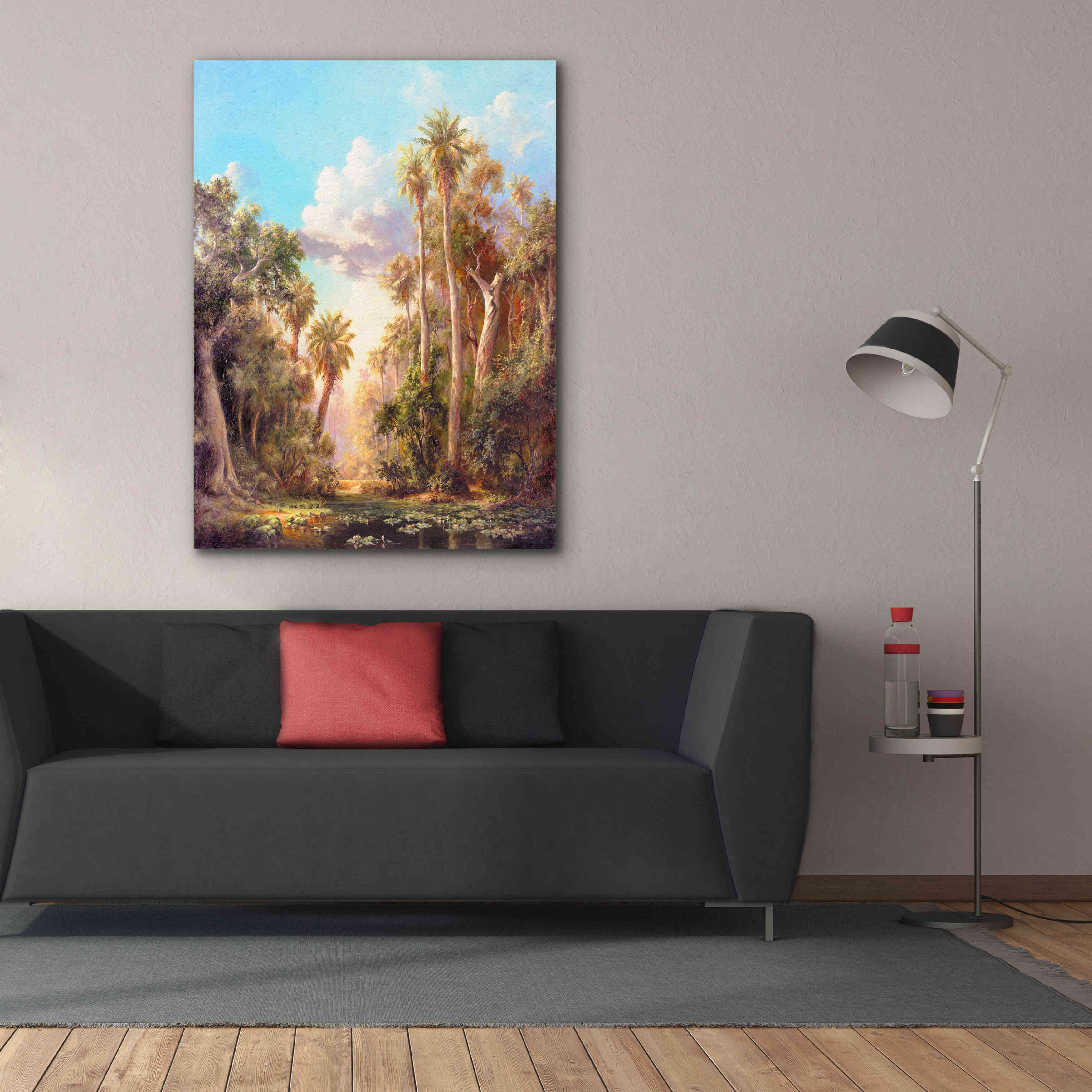 'Lost River' by Art Fronckowiak, Giclee Canvas Wall Art,40x54