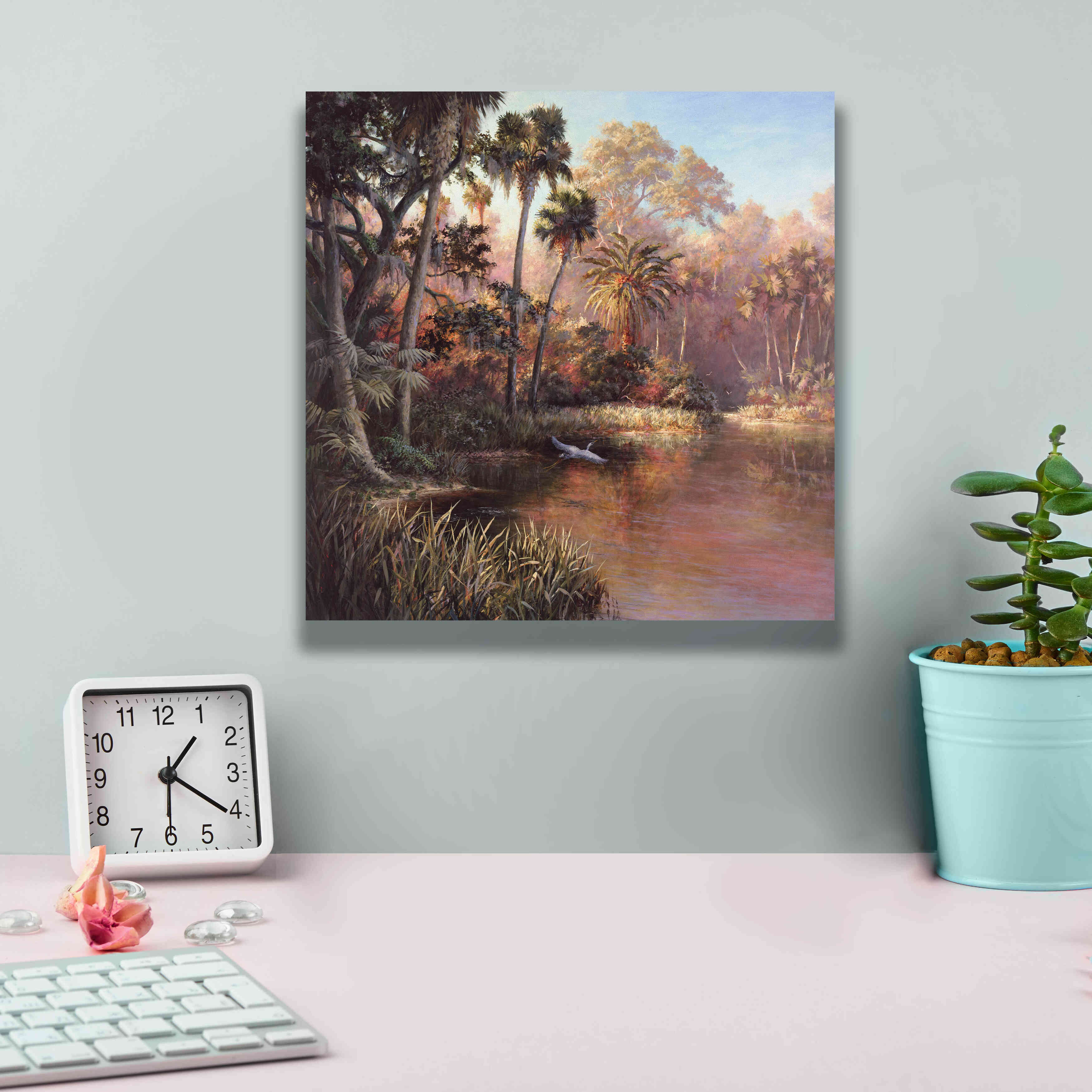 'Myakka Sunset' by Art Fronckowiak, Giclee Canvas Wall Art,12x12