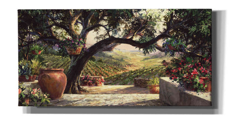 Image of 'Napa Patio' by Art Fronckowiak, Giclee Canvas Wall Art