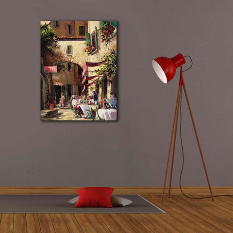 Image of 'Piazza' by Art Fronckowiak, Giclee Canvas Wall Art,26x34