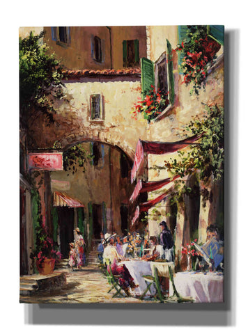 Image of 'Piazza' by Art Fronckowiak, Giclee Canvas Wall Art