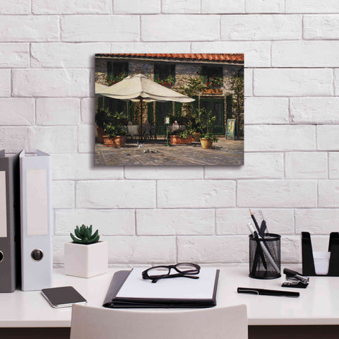 Image of 'Ristorante Il Pozzo' by Art Fronckowiak, Giclee Canvas Wall Art,16x12