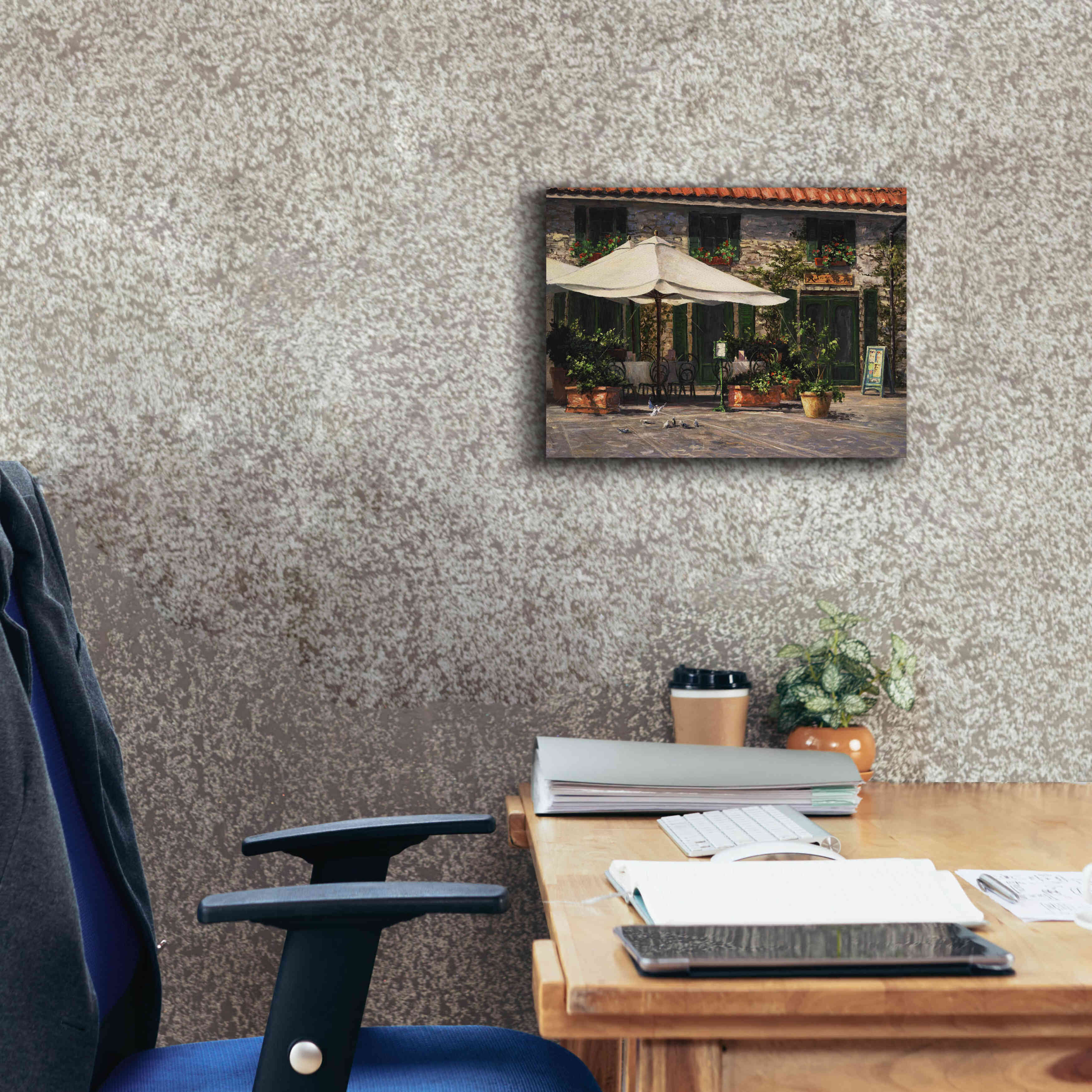 'Ristorante Il Pozzo' by Art Fronckowiak, Giclee Canvas Wall Art,16x12