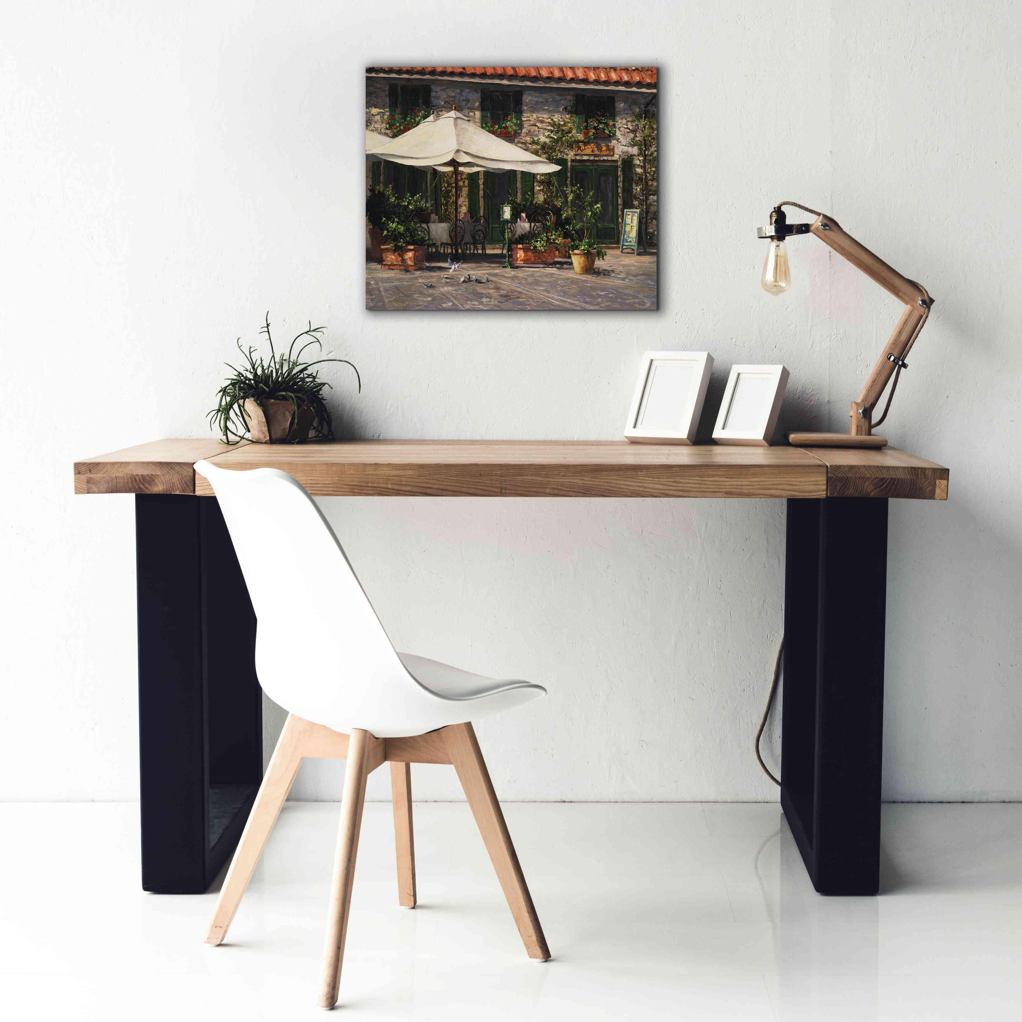 'Ristorante Il Pozzo' by Art Fronckowiak, Giclee Canvas Wall Art,24x20