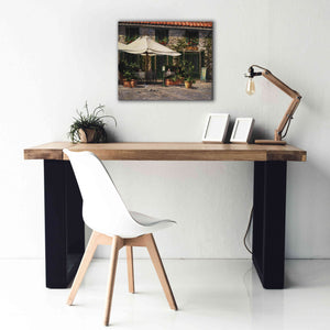 'Ristorante Il Pozzo' by Art Fronckowiak, Giclee Canvas Wall Art,24x20