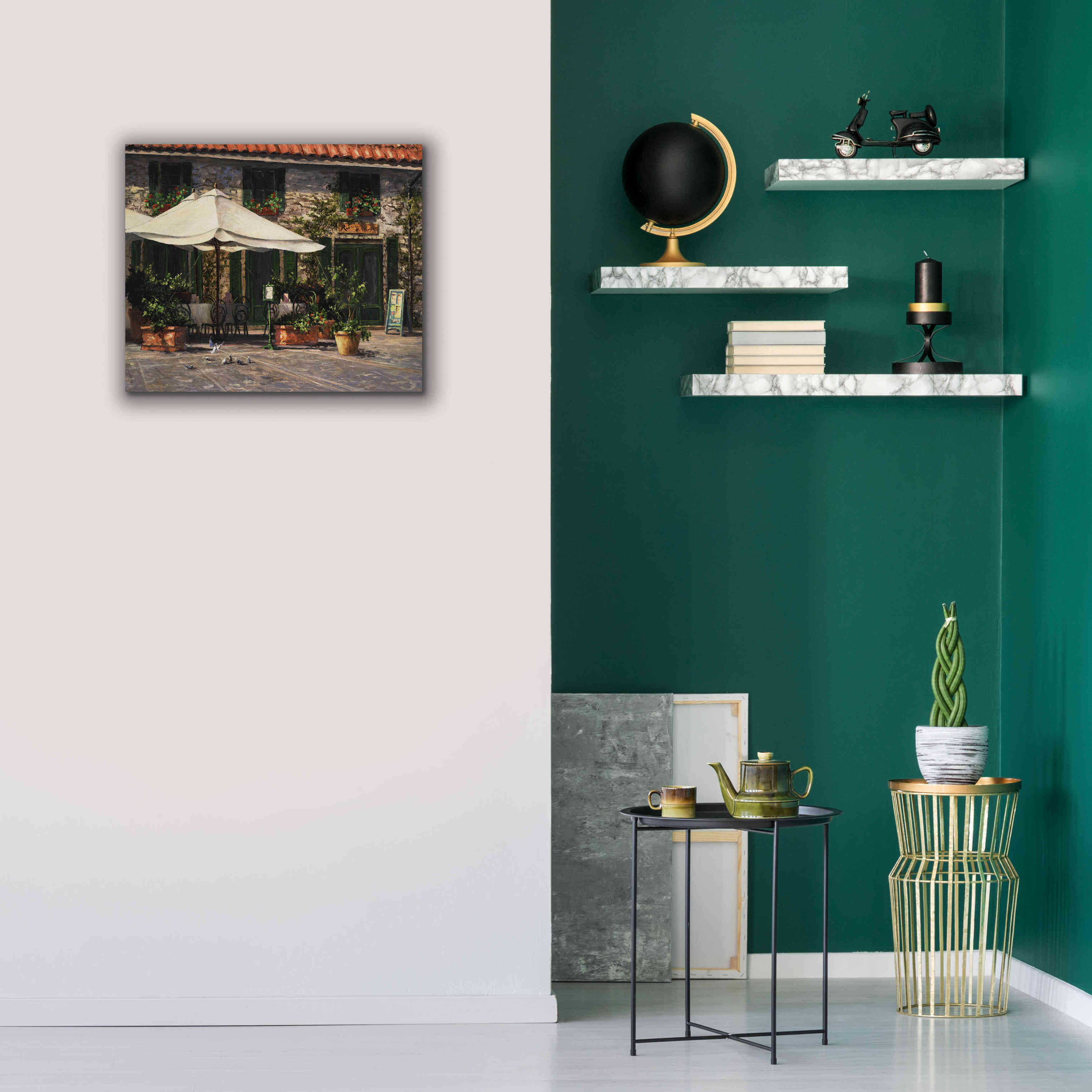 'Ristorante Il Pozzo' by Art Fronckowiak, Giclee Canvas Wall Art,24x20