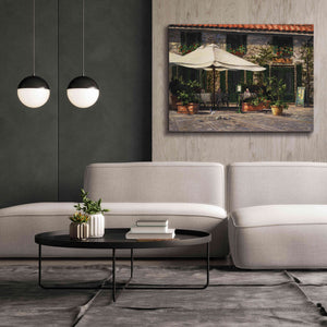 'Ristorante Il Pozzo' by Art Fronckowiak, Giclee Canvas Wall Art,54x40