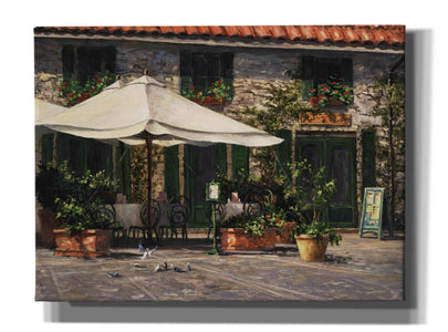 'Ristorante Il Pozzo' by Art Fronckowiak, Giclee Canvas Wall Art