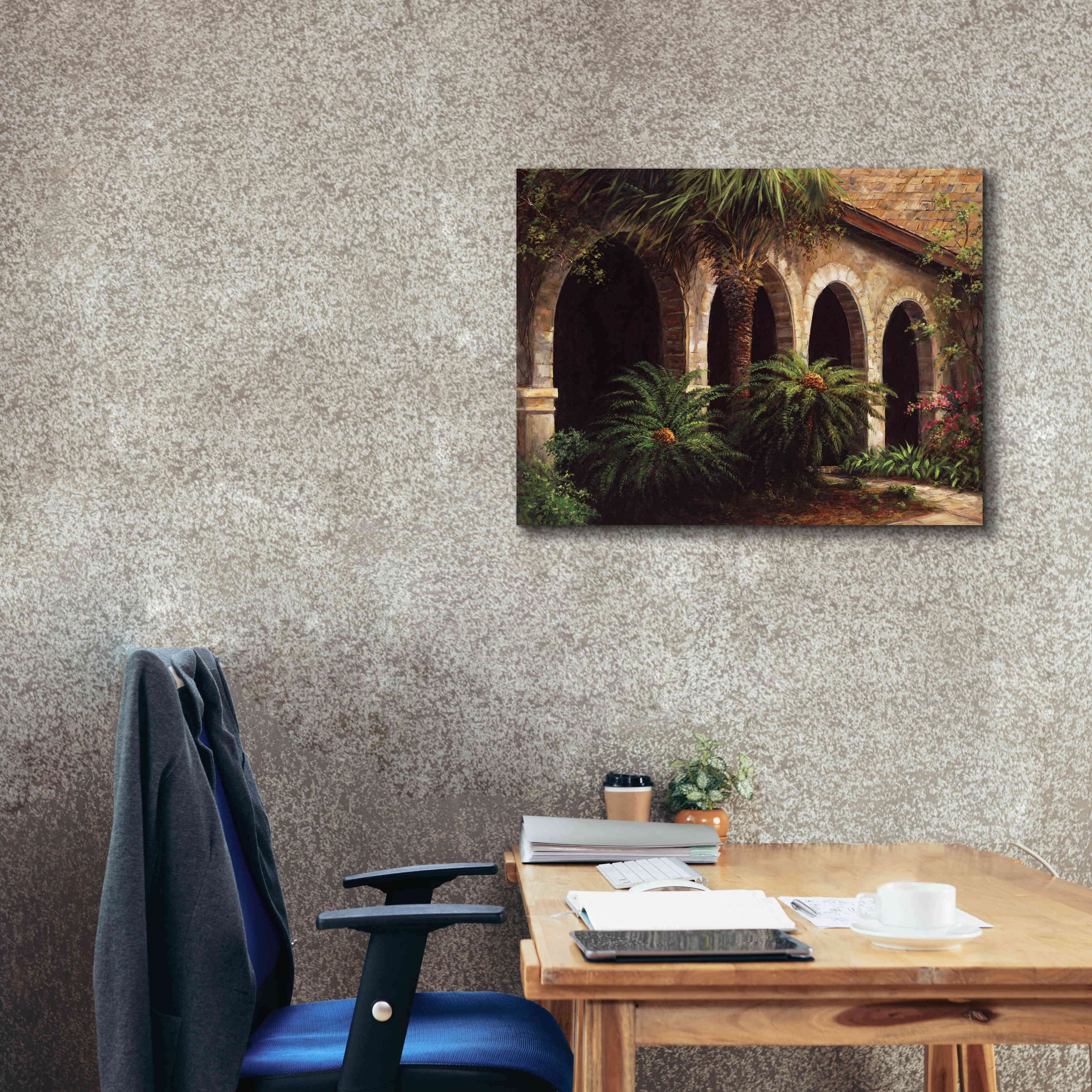 'Sago Arches' by Art Fronckowiak, Giclee Canvas Wall Art,34x26