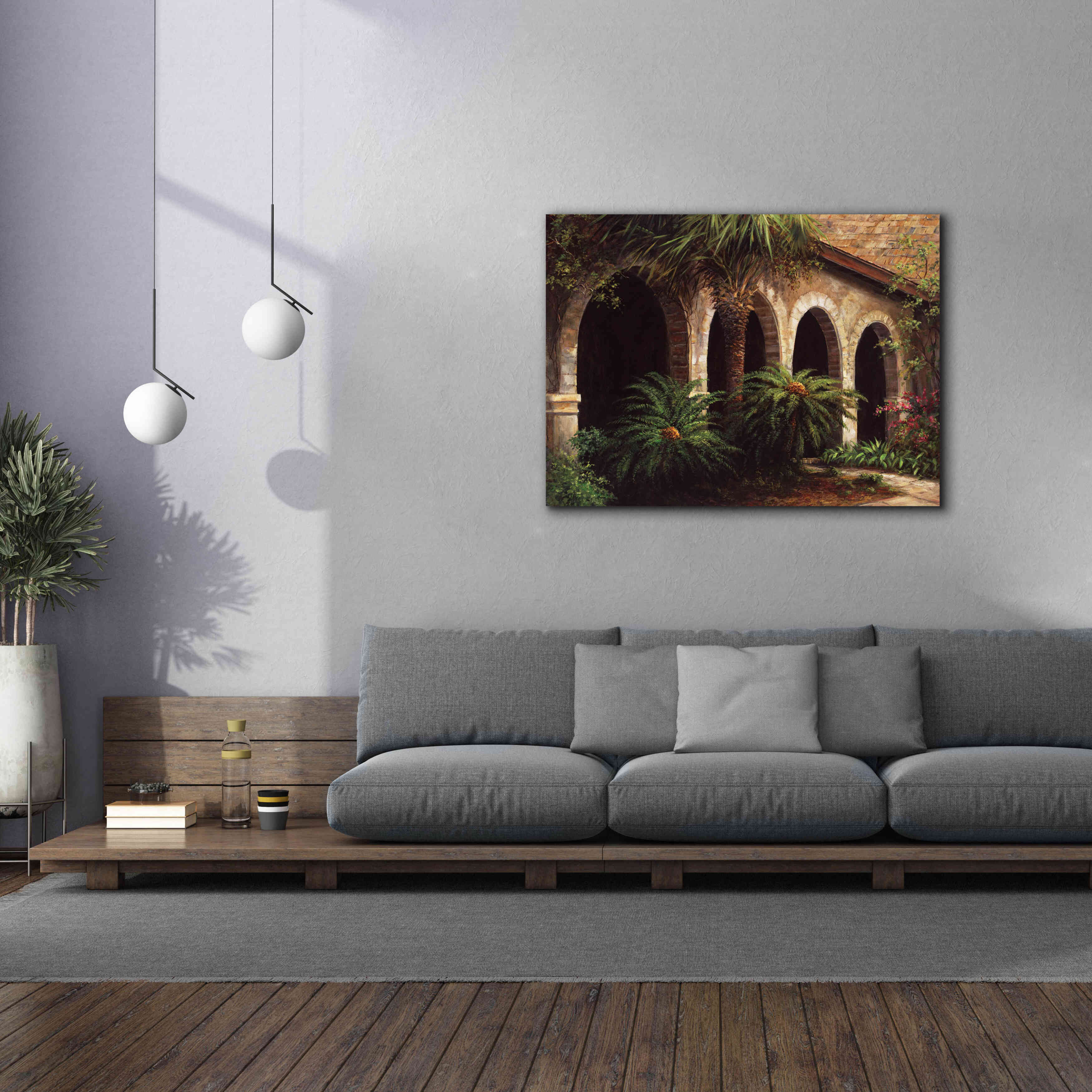 'Sago Arches' by Art Fronckowiak, Giclee Canvas Wall Art,54x40