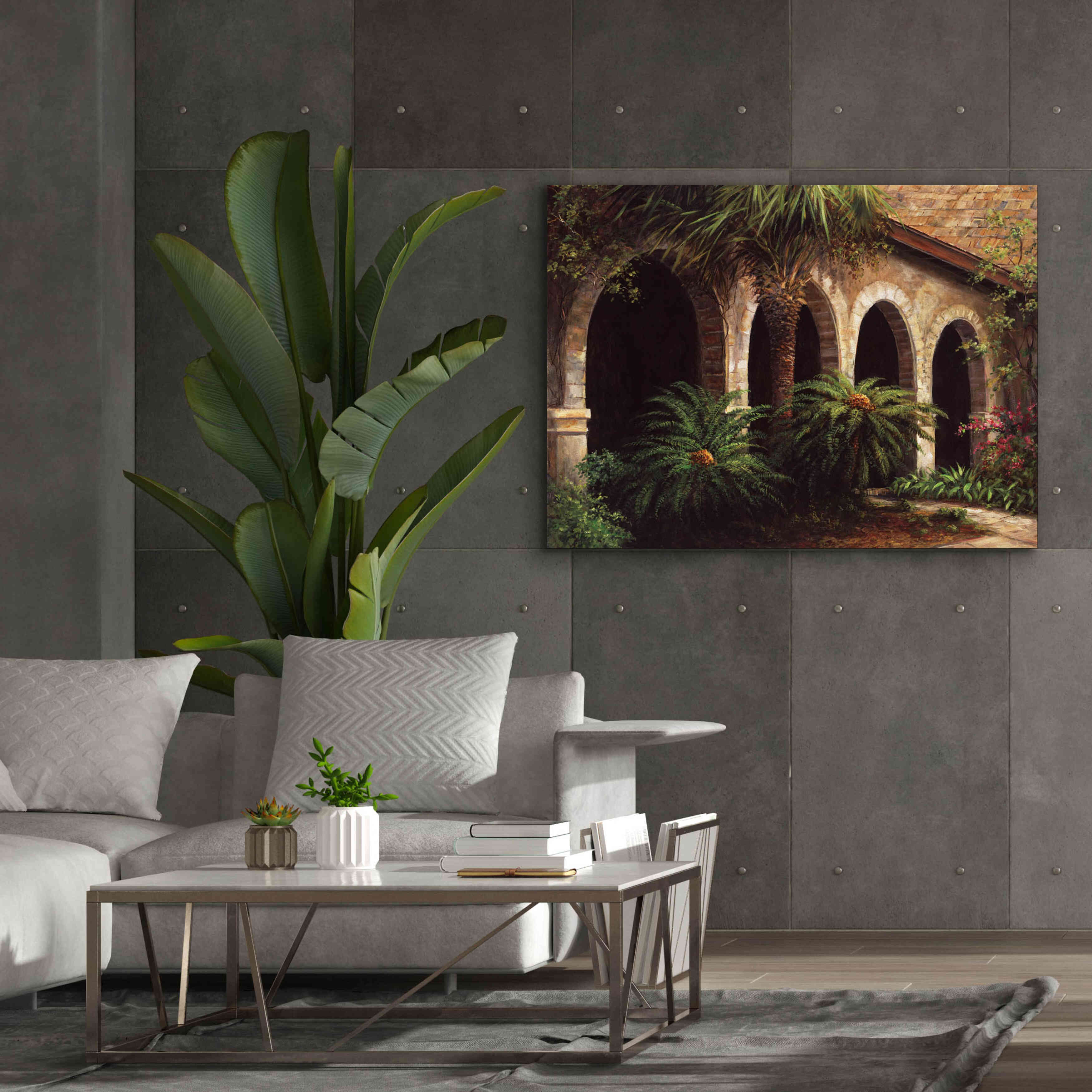 'Sago Arches' by Art Fronckowiak, Giclee Canvas Wall Art,54x40
