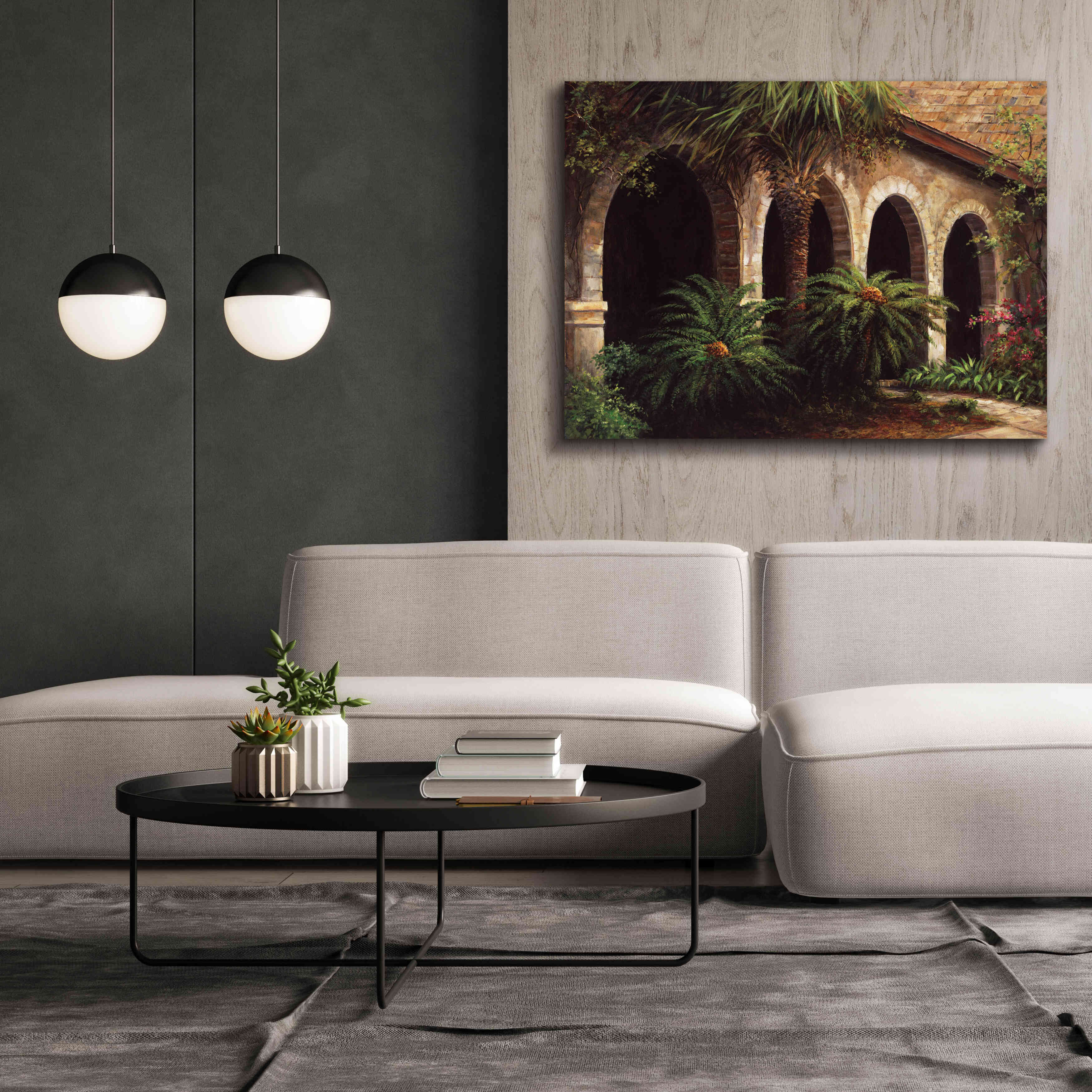 'Sago Arches' by Art Fronckowiak, Giclee Canvas Wall Art,54x40