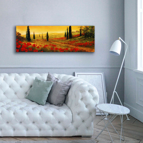 Image of 'Toscano Panel I' by Art Fronckowiak, Giclee Canvas Wall Art,60x20