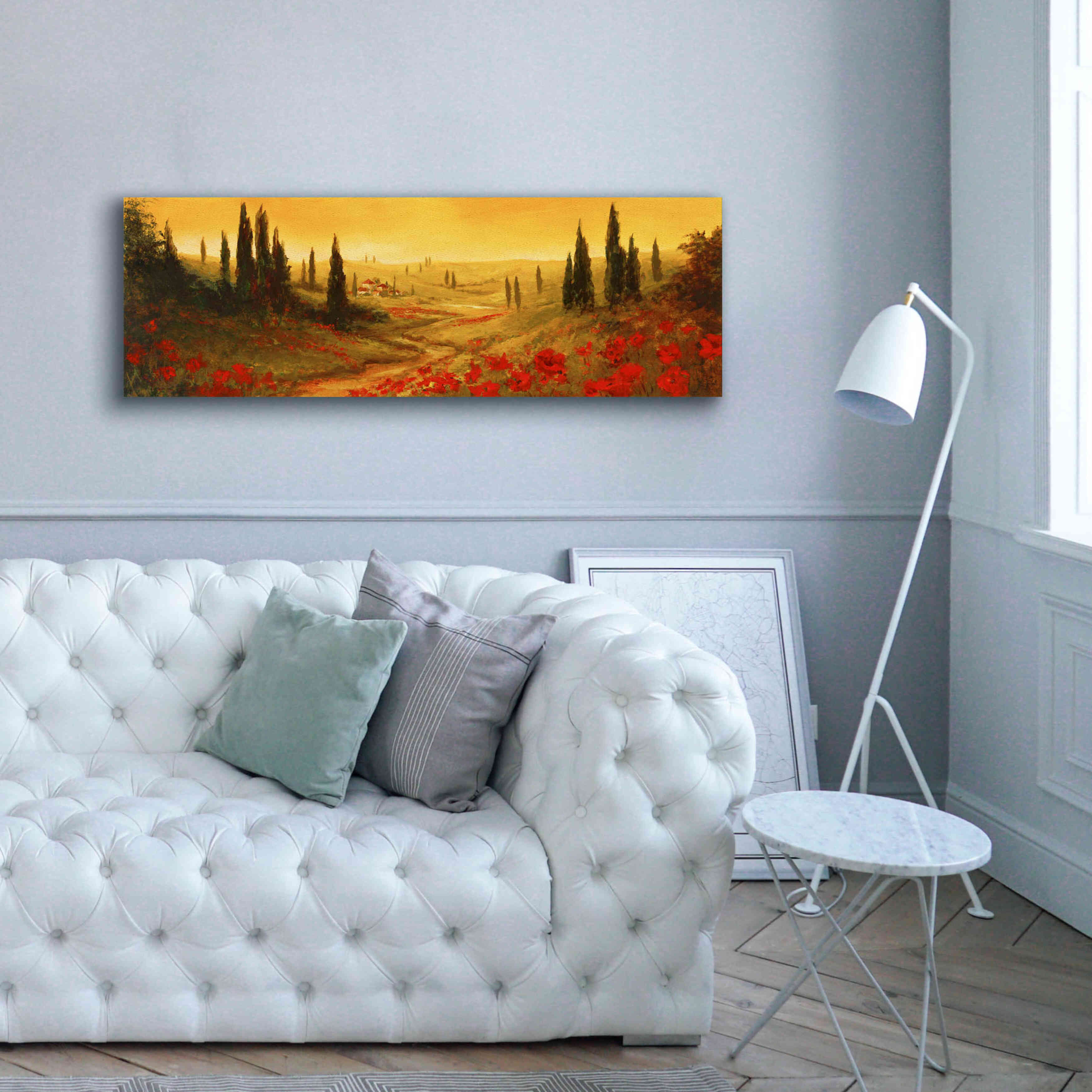 'Toscano Panel II' by Art Fronckowiak, Giclee Canvas Wall Art,60x20