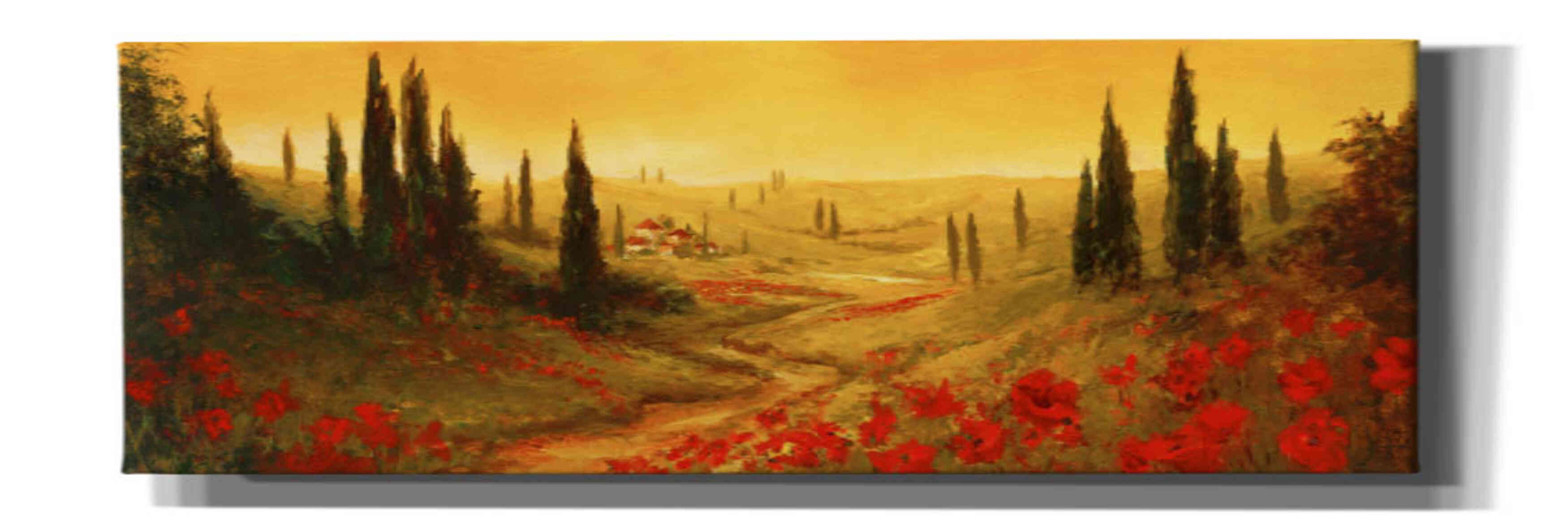 'Toscano Panel II' by Art Fronckowiak, Giclee Canvas Wall Art