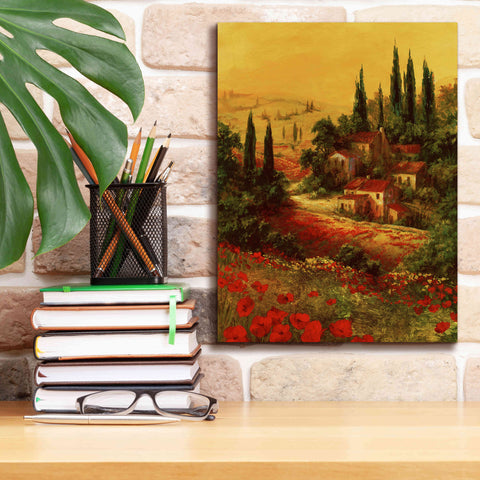Image of 'Toscano Valley I' by Art Fronckowiak, Giclee Canvas Wall Art,12x16