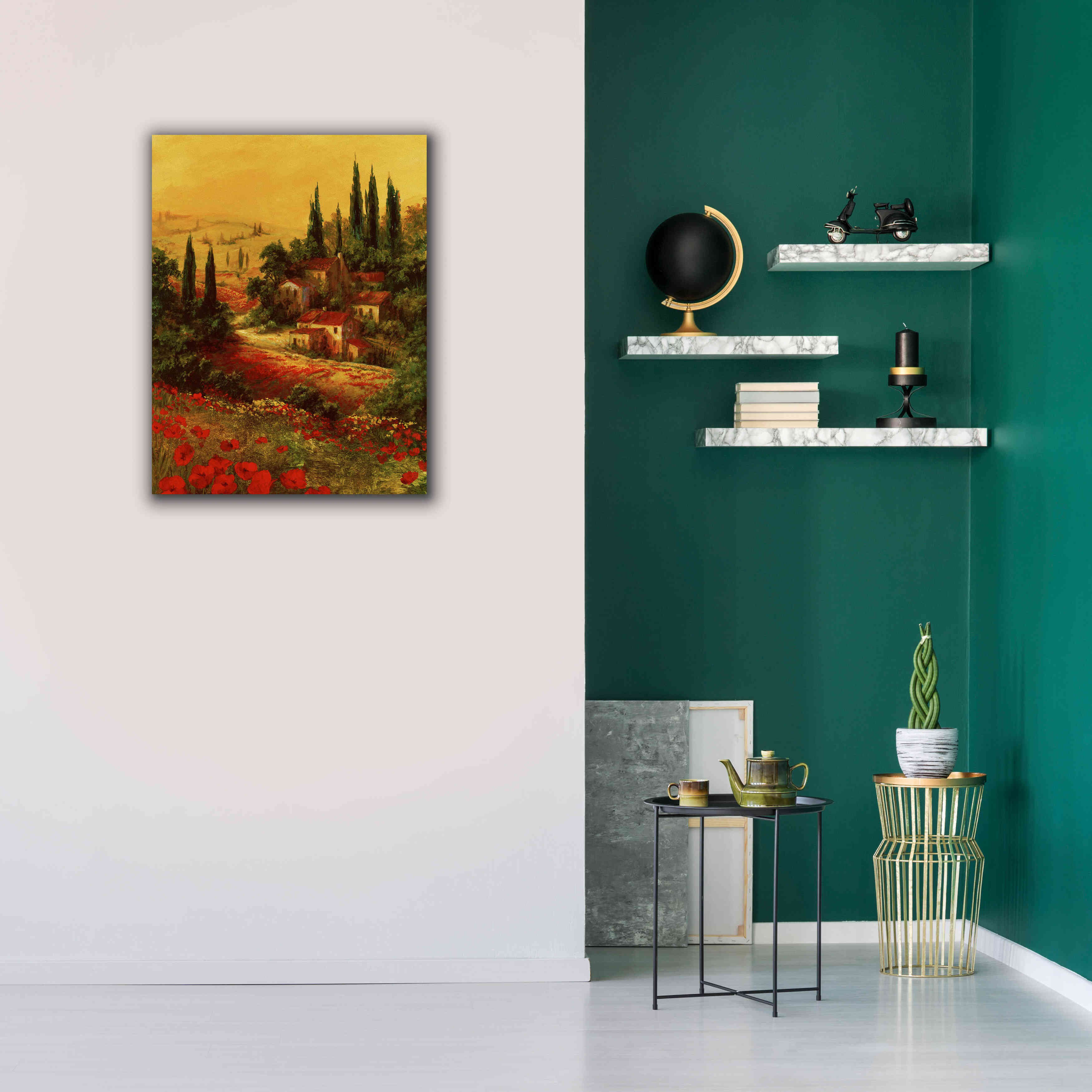 'Toscano Valley I' by Art Fronckowiak, Giclee Canvas Wall Art,26x34