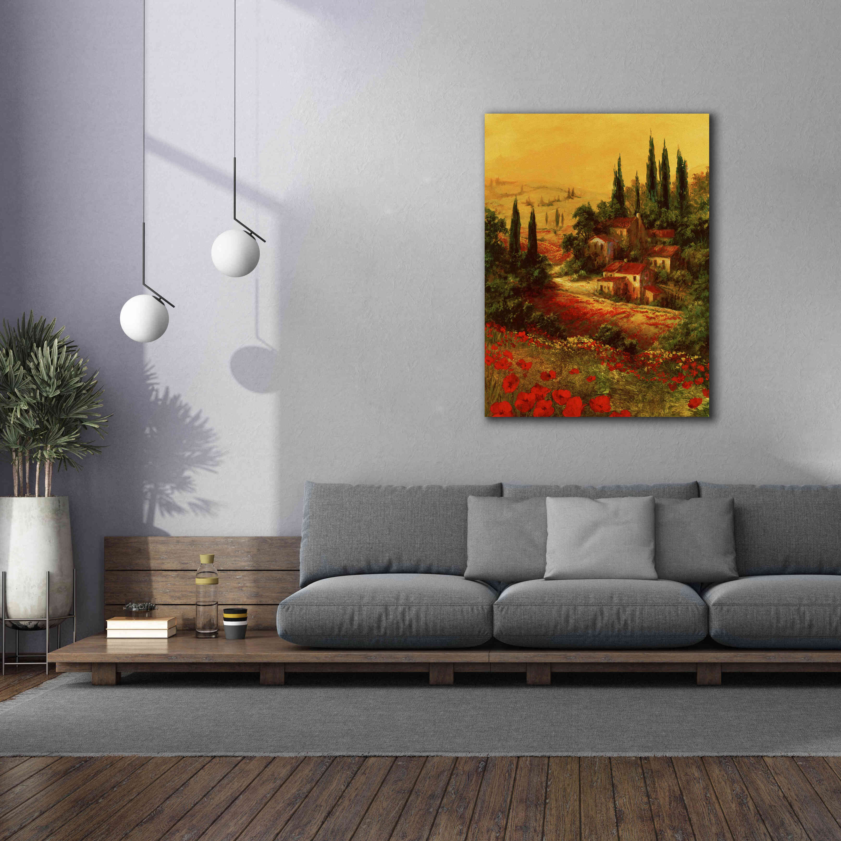 'Toscano Valley I' by Art Fronckowiak, Giclee Canvas Wall Art,40x54