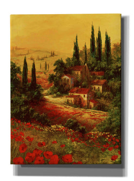 'Toscano Valley I' by Art Fronckowiak, Giclee Canvas Wall Art