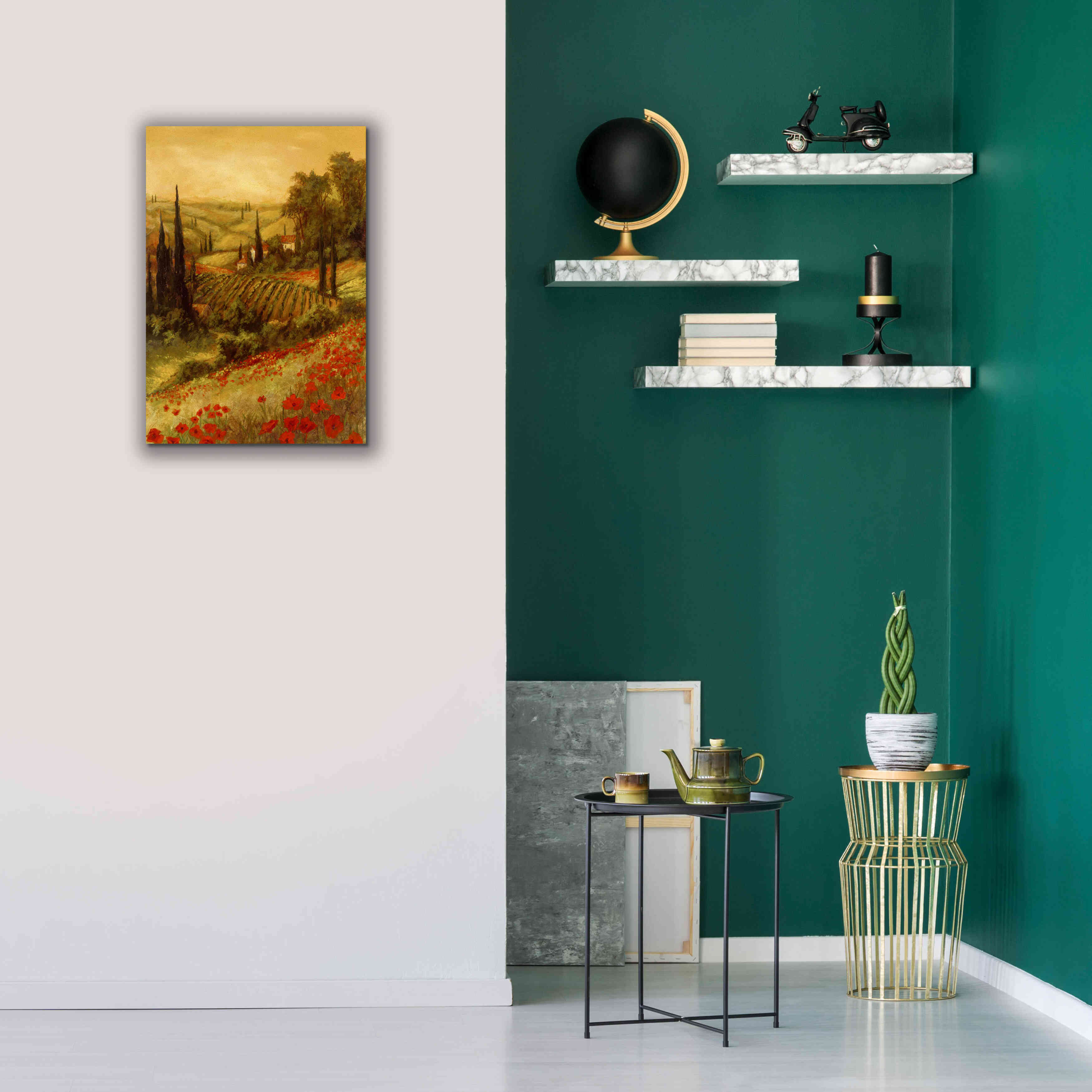 'Toscano Valley II' by Art Fronckowiak, Giclee Canvas Wall Art,18x26