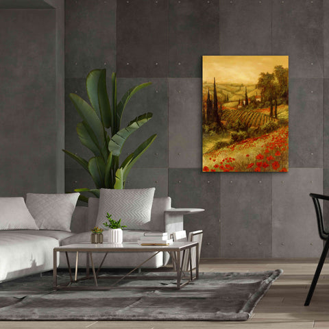 Image of 'Toscano Valley II' by Art Fronckowiak, Giclee Canvas Wall Art,40x54