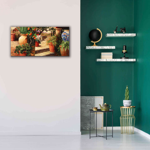 Image of 'Turo Tuscan Orange' by Art Fronckowiak, Giclee Canvas Wall Art,40x20