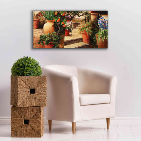 Image of 'Turo Tuscan Orange' by Art Fronckowiak, Giclee Canvas Wall Art,40x20