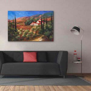 'Tuscan Monastery' by Art Fronckowiak, Giclee Canvas Wall Art,60x40