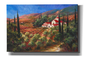 'Tuscan Monastery' by Art Fronckowiak, Giclee Canvas Wall Art