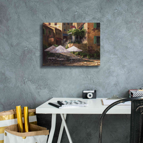 Image of 'Villa Garzon' by Art Fronckowiak, Giclee Canvas Wall Art,16x12