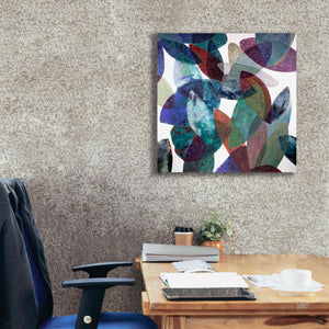 'Hojas Petreas III' by Daniela Fedele, Giclee Canvas Wall Art,26x26