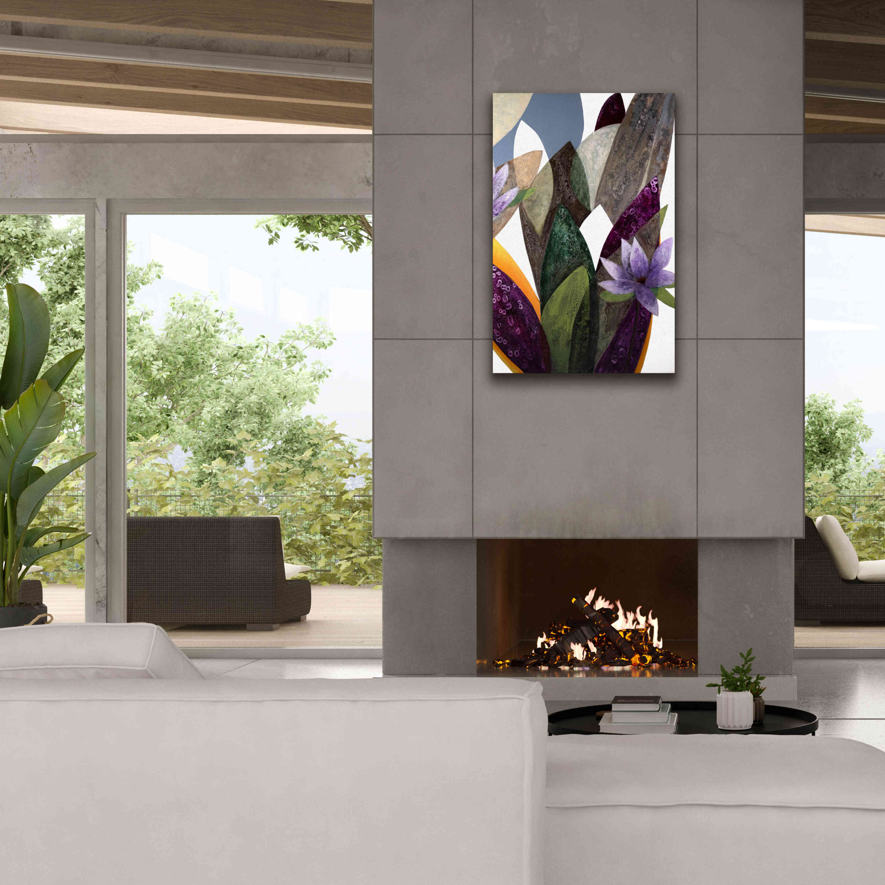 'Jardin Eterno 4' by Daniela Fedele, Giclee Canvas Wall Art,26x40
