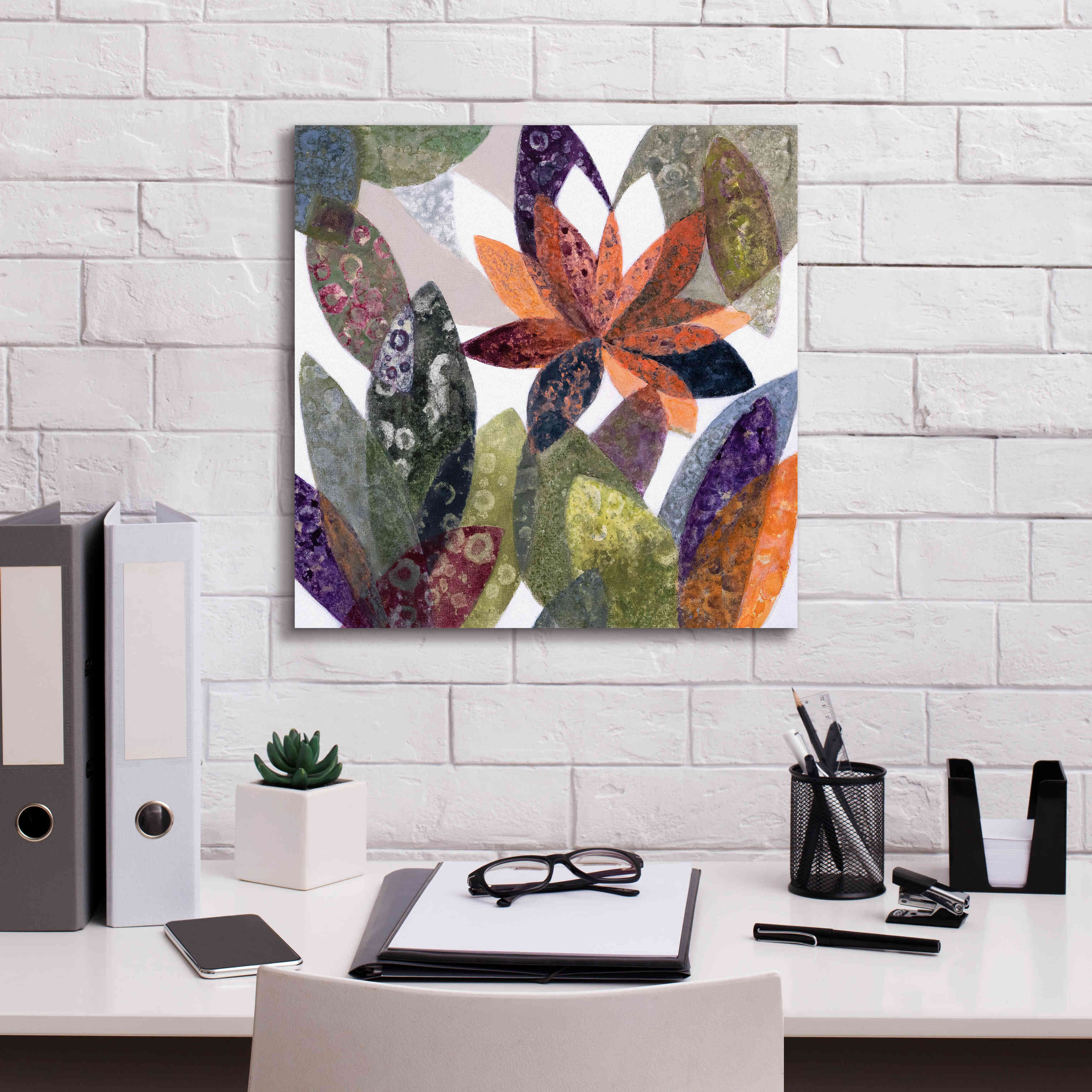 'Melodia Otonal' by Daniela Fedele, Giclee Canvas Wall Art,18x18