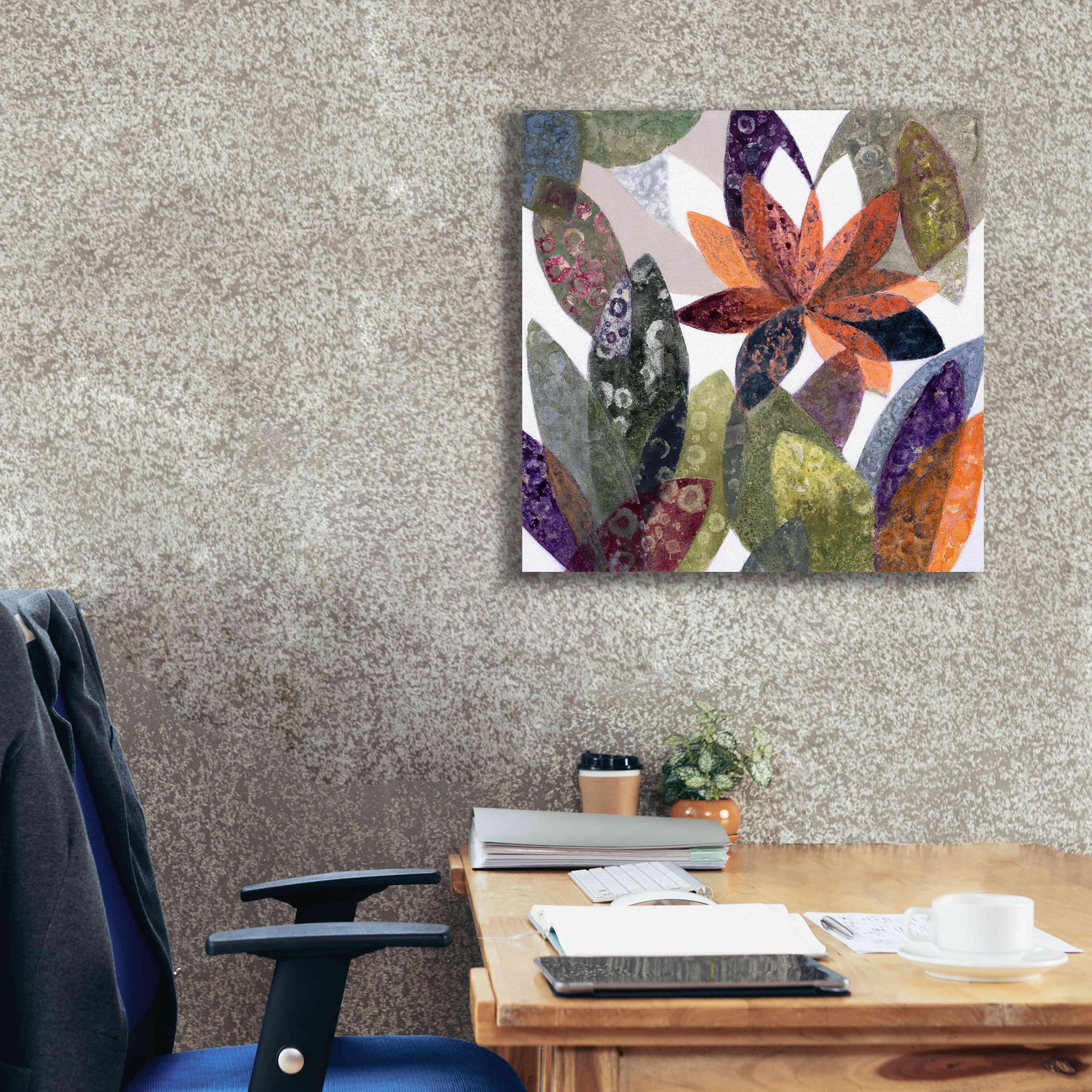 'Melodia Otonal' by Daniela Fedele, Giclee Canvas Wall Art,26x26