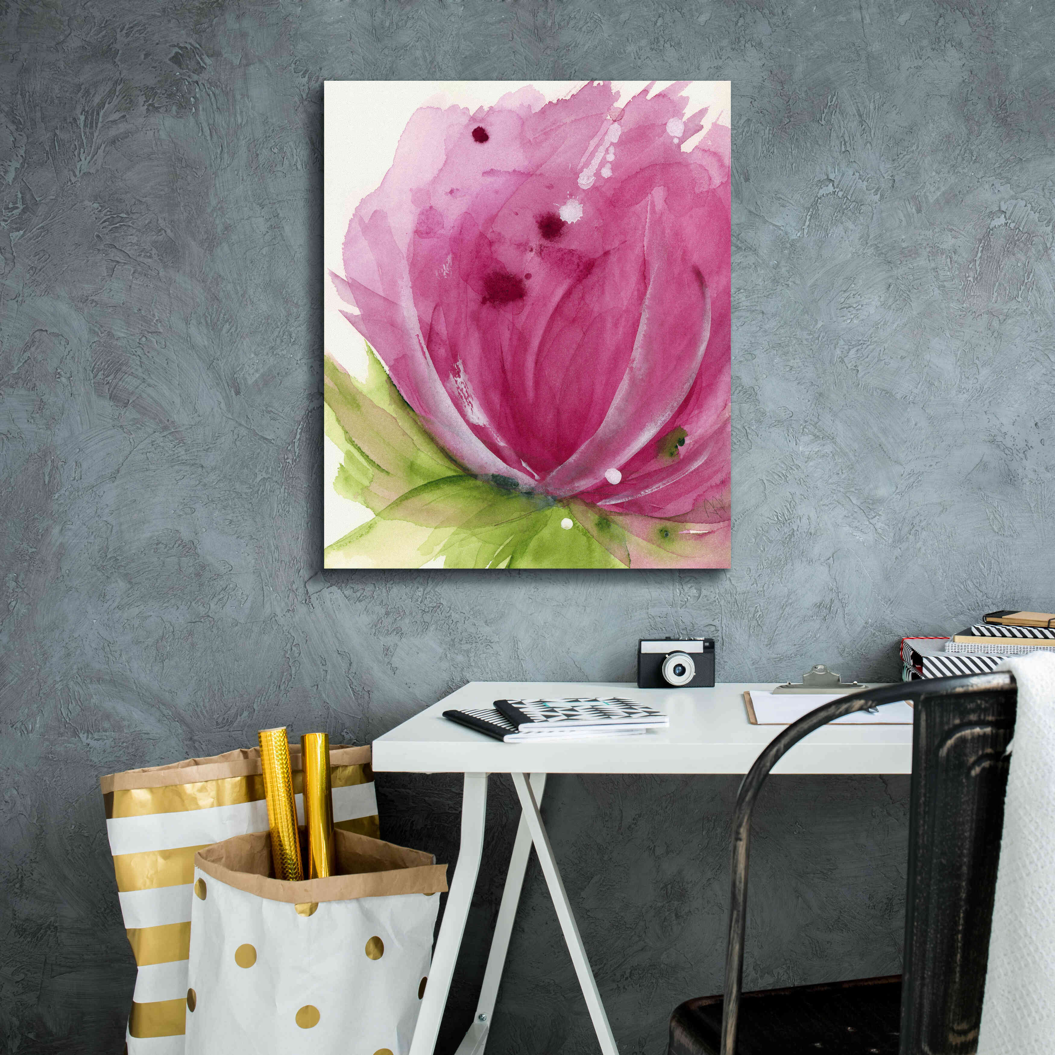 'Pink' by Dawn Derman, Giclee Canvas Wall Art,20x24
