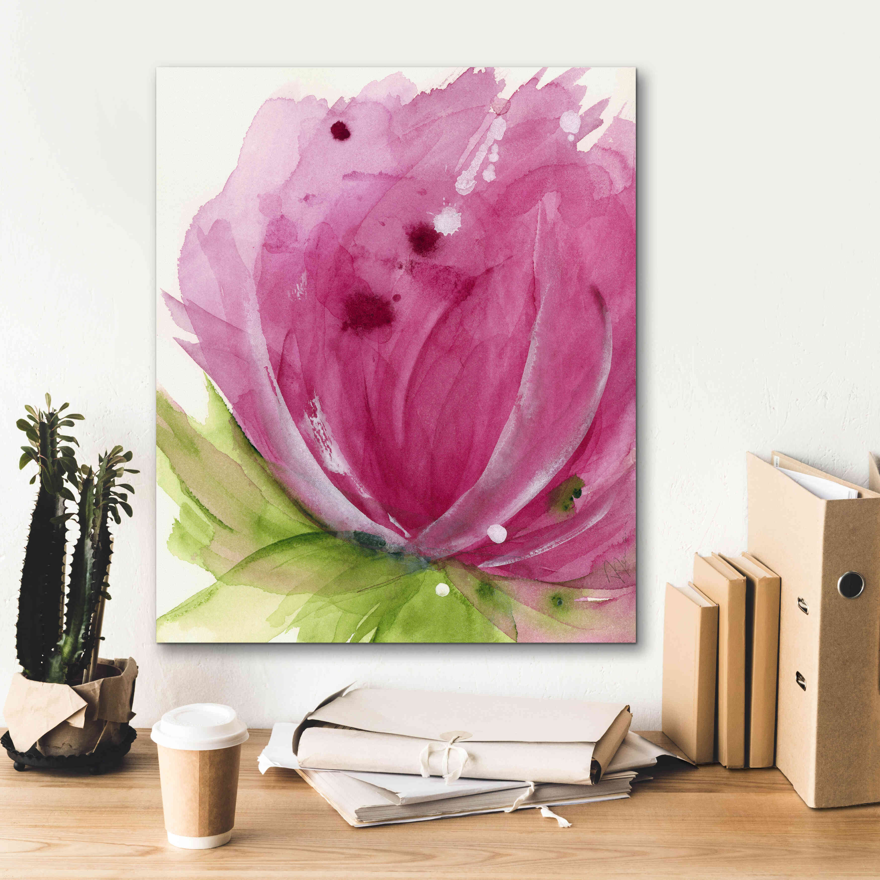 'Pink' by Dawn Derman, Giclee Canvas Wall Art,20x24
