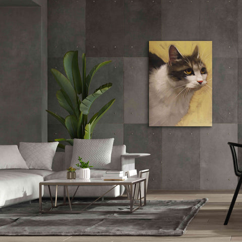 Image of 'Derby Cat' by Diane Hoeptner, Giclee Canvas Wall Art,40x54