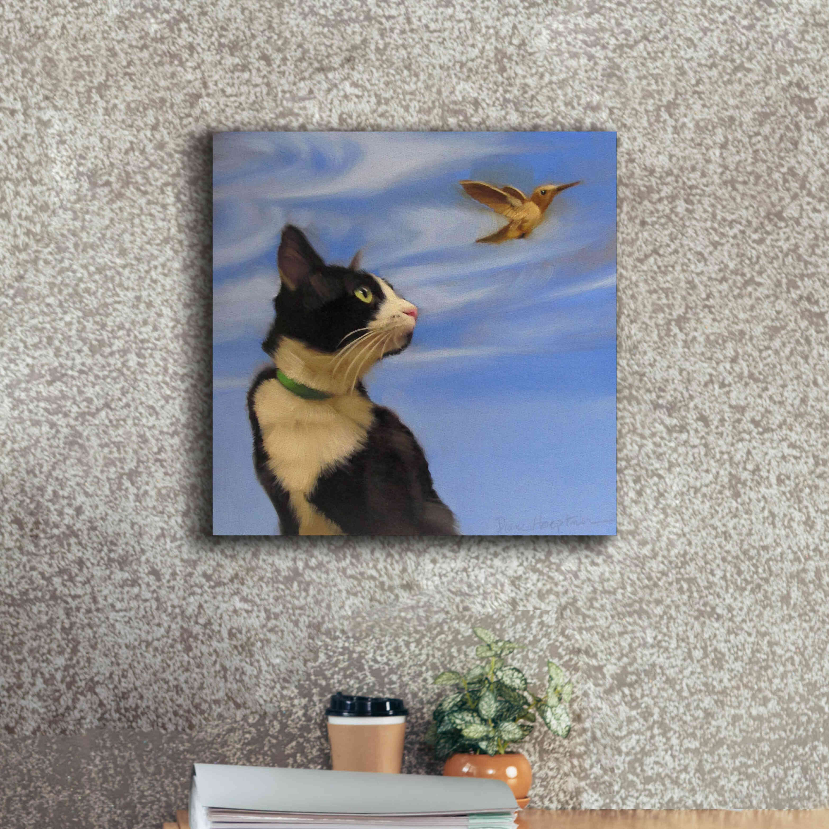 'Fly Away' by Diane Hoeptner, Giclee Canvas Wall Art,18x18
