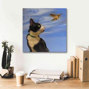 'Fly Away' by Diane Hoeptner, Giclee Canvas Wall Art,18x18
