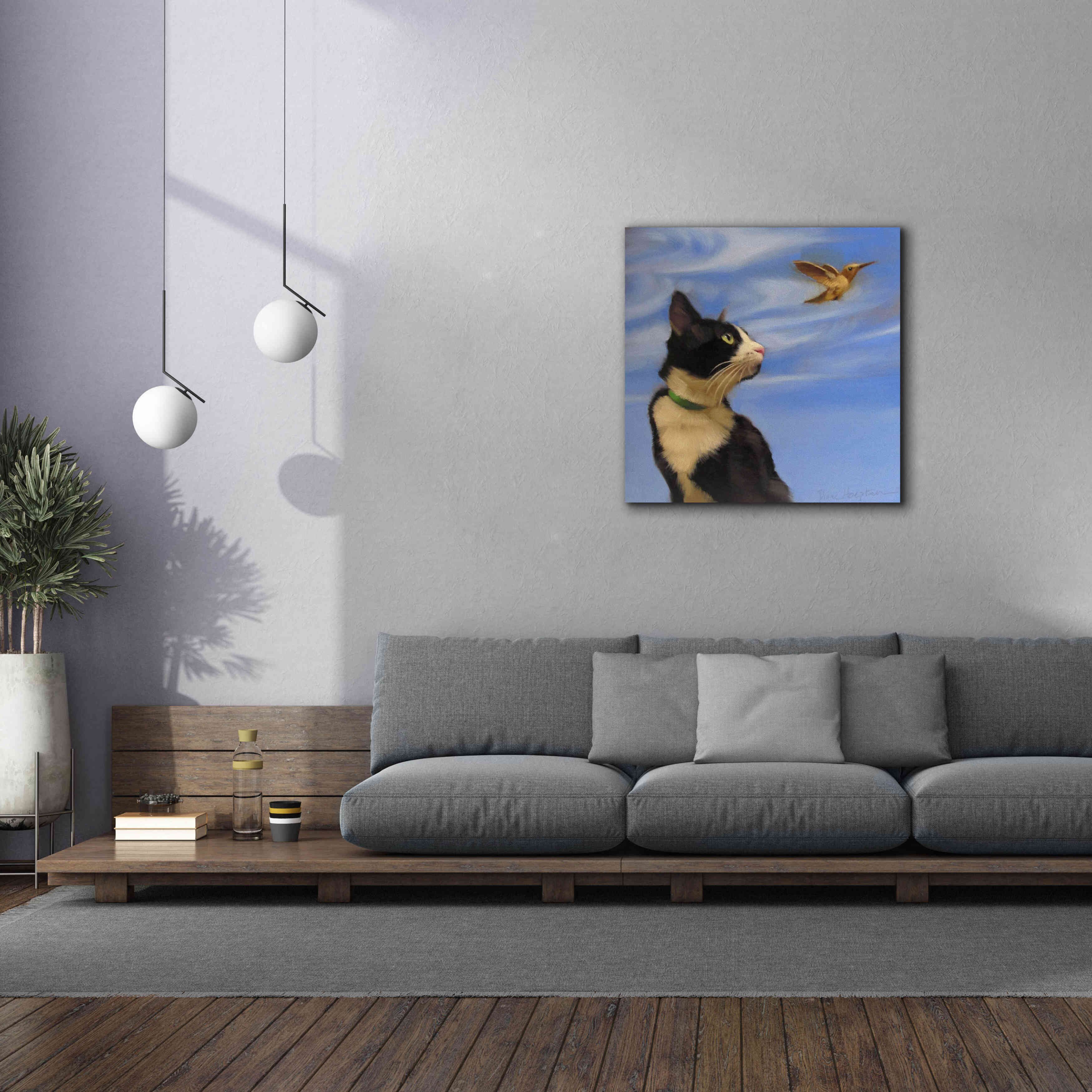 'Fly Away' by Diane Hoeptner, Giclee Canvas Wall Art,37x37