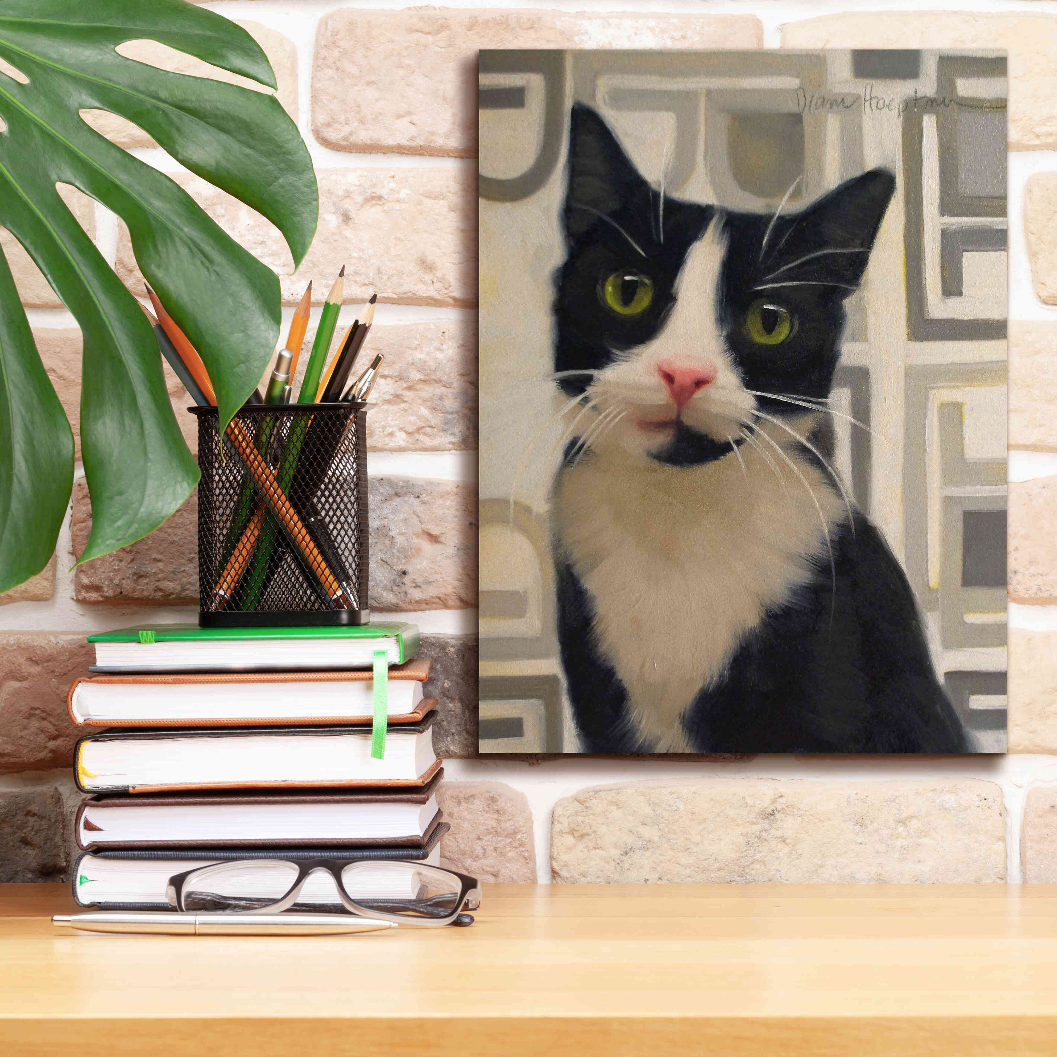 'I’m Listening' by Diane Hoeptner, Giclee Canvas Wall Art,12x16