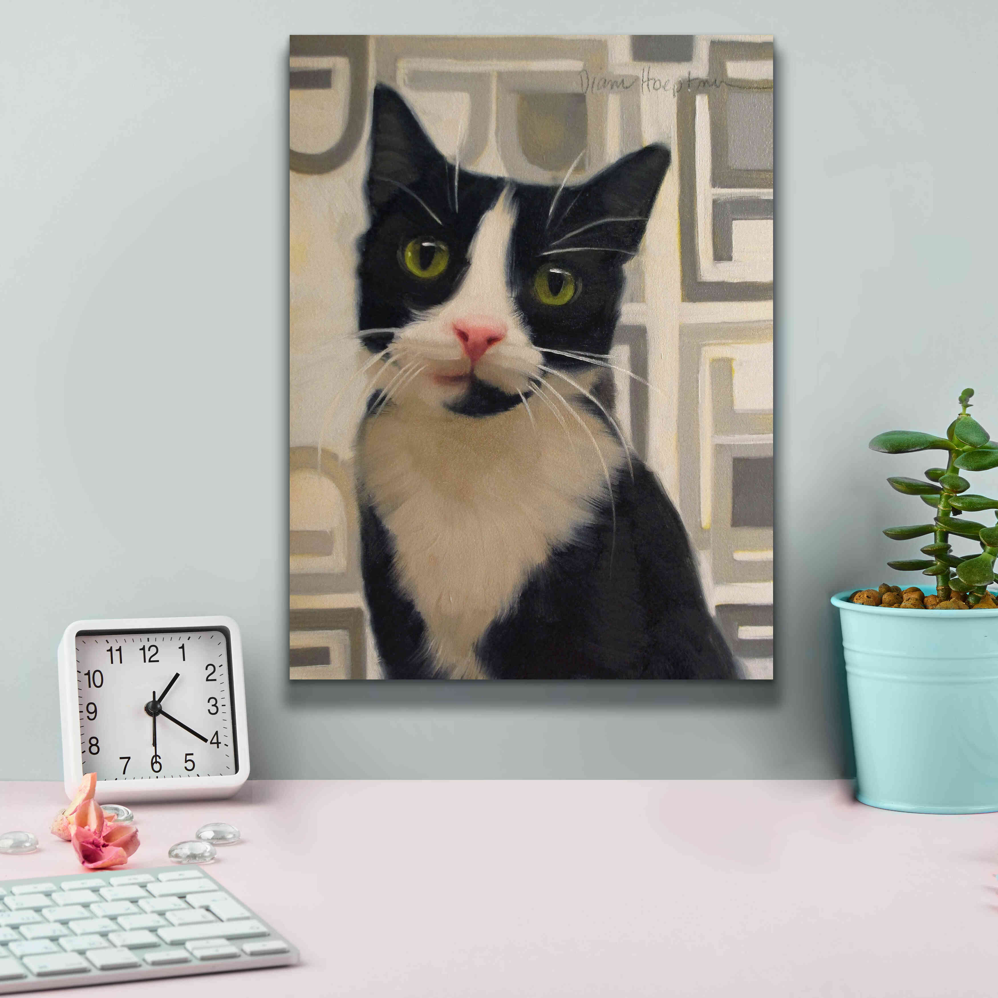 'I’m Listening' by Diane Hoeptner, Giclee Canvas Wall Art,12x16