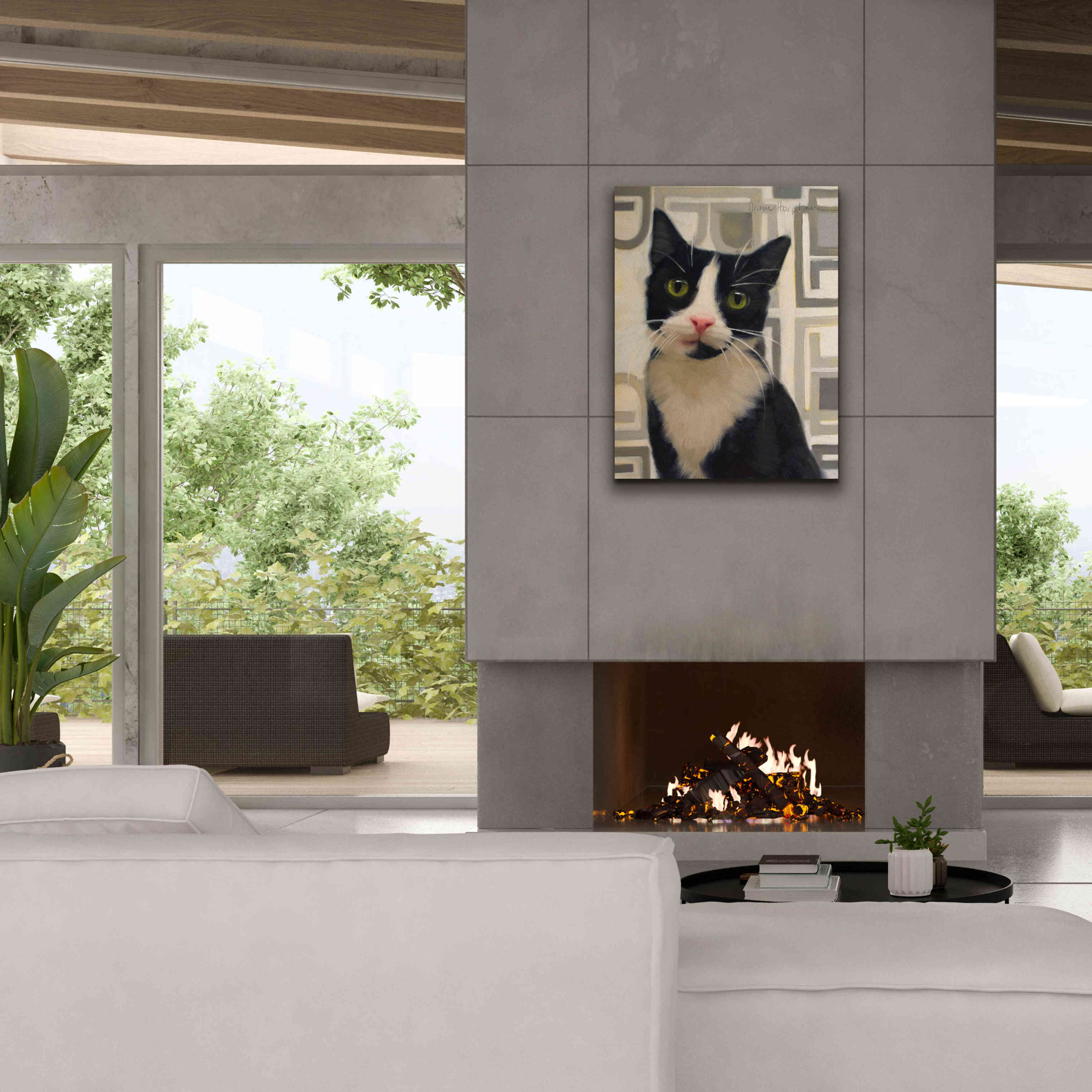 'I’m Listening' by Diane Hoeptner, Giclee Canvas Wall Art,26x34